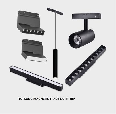 Toptan Fiyat Ev Ofisi Spotlight Manyetik Alüminyum Tavan 6w 12w 18W 30w COB 48v LED Track Lighting spot