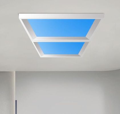 Skylight mavi gökyüzü bulutları 600x600mm dekoratif LED tavan paneli ışığı,dekoratif plaka led paneli