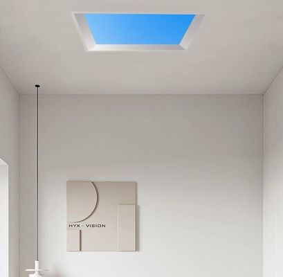 Skylight mavi gökyüzü bulutları 450x450mm dekoratif LED tavan paneli ışığı,dekoratif plaka led paneli