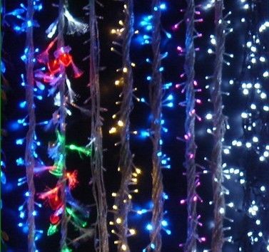 Festival dekorasyonu çok renkli LED şeritli bayram ışıkları