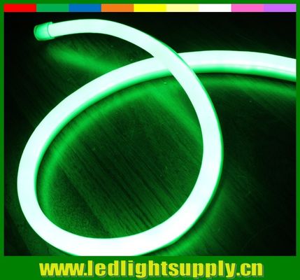 14x26mm Yarım şeffaf PVC bina için çok renkli 220v neon flex ışığı