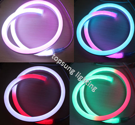 14 * 26mm dijital LED neon ışığı 24v esnek renk değiştiren bantlı LED ışıklar