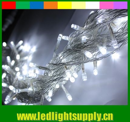 Bayram dekorasyonu beyaz periyet tel ışığı LED Noel aydınlatması