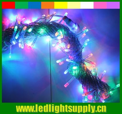 Bayram dekorasyonu beyaz periyet tel ışığı LED Noel aydınlatması