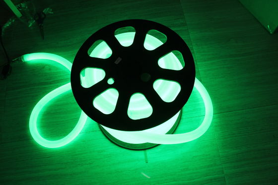 yüksek parlak LED neon flex ışık yeşil renk 110v 25mm açık hava için
