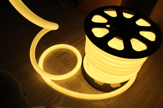 220v yeni sıcak beyaz DIP 100 leds/m bina için 360 derece neon fleks ışığı
