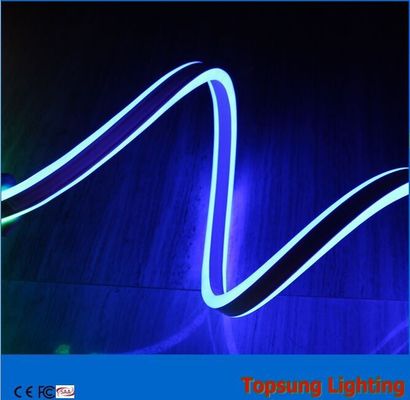 12v yüksek kaliteli açık mavi çift taraflı LED neon esnek ışığı