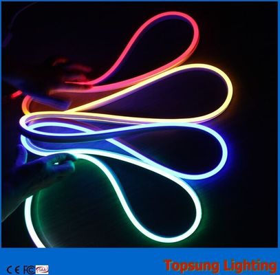 dekoratif iki taraflı LED neon fleks lambaları bina için mor renk 24v