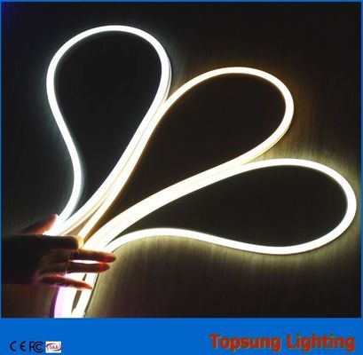 12v LED Çizgi Işıklar Sıcak Beyaz İki Yan Neon Flex Işık Su geçirmez