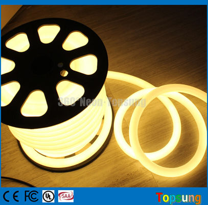 82 fitlik spool 12V 360 derece yuvarlak sıcak beyaz LED esnek neon işaretler için