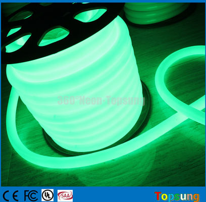 25m roll yeşil pvc 360 derece led neon flex köprü için