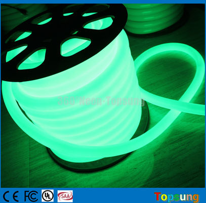30m spool yeşil 24v 360 derece LED neon ip ışığı