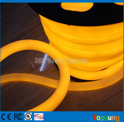 25M spool 12V sarı LED neon flex 360 bina için