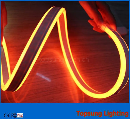 Yüksek kaliteli 230V çift taraflı turuncu LED neon flex ışığı binalar için