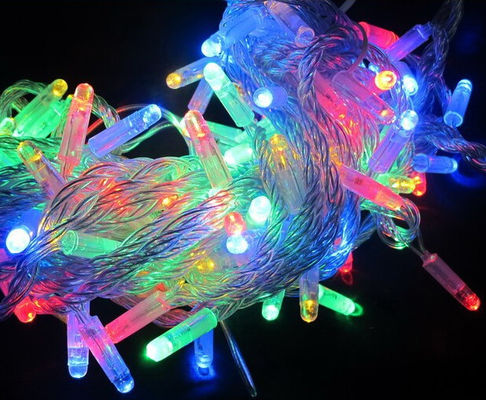 Trad Assurance 10m yanıp sönen RGBY LED açık hava Noel ışıkları