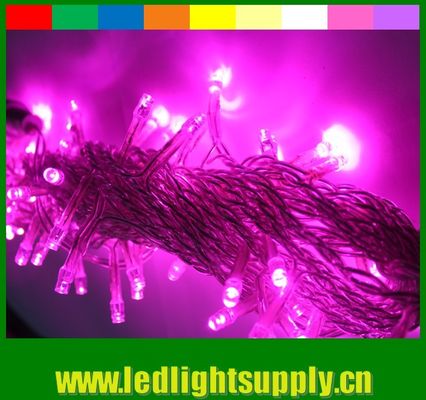 127v mor LED dış mekan ip ışığı su geçirmez 100 led Topsung Lighting