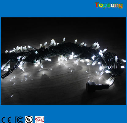 Tatil düğün dekorasyonu lambaları için 120v açık beyaz LED iplik aydınlatması