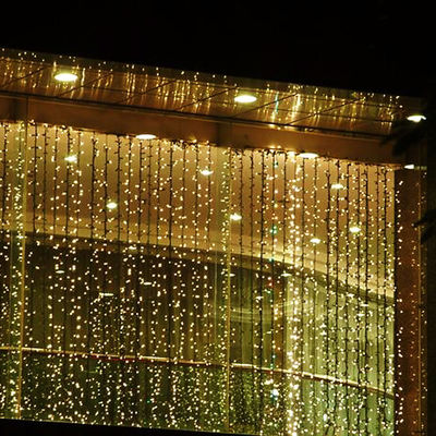 Süper parlak 24V periy iç mekan Noel ışıkları bina için perde