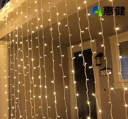 Toplu satış yeni tasarlanmış 12V Noel perdesinin dış mekan için dekorasyon ışığı