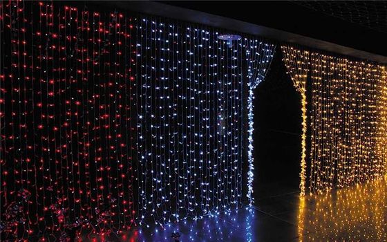 Sıcak satış yeni tasarlanmış 24 Noel perdesinin dış mekan için dekorasyon ışığı