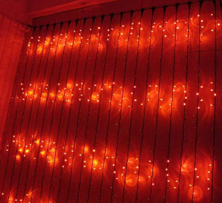 Sıcak satış 240V perileri açık hava Noel ışıkları binalar için şelale