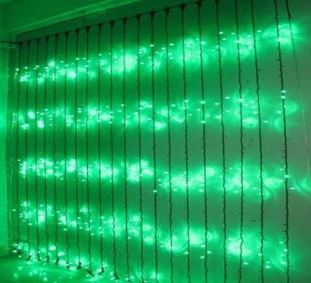 12V dış mekan Noel ışıkları ve binalar için şelale