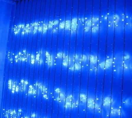 Binalar için süper parlak 110V Noel ışıkları şelale