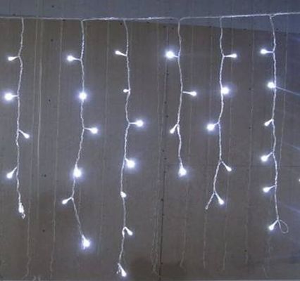 En çok satan 12V Noel ışıkları binalar için buzlu ışıklar