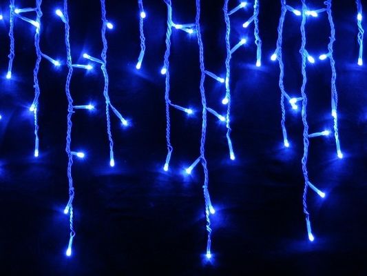 En çok satan LED 12V Noel ışıkları binalar için su geçirmez güneş buzlu ışıklar