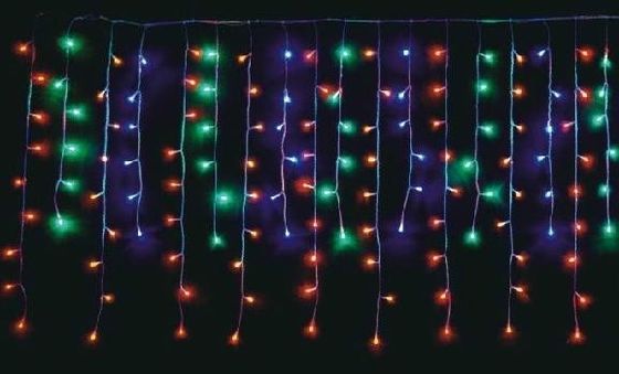 Sıcak satış 240V Noel ışıkları dış mekan için su geçirmez güneş buzlu ışıklar
