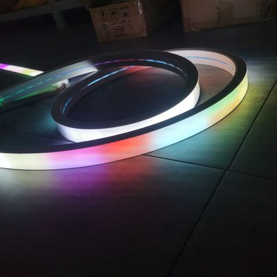 40mm programlanabilir rgbw neon esnek led 24v rgb luz led tip neon bant 5050 smd renk değiştiren yumuşak tüp