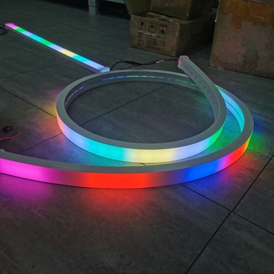 RGB Piksel LED Neon Dmx512 RGB Şeritler şerit led dmx neon flex neon ip 24v cuttableneonflex ışık şeritleri