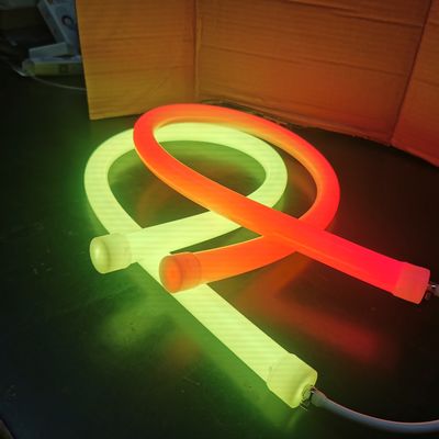 Yeni Uygulama Mobil Kontrol Silikon neon fleks tüpleri tatil aydınlatması 360 derece 24v led neon fleks tüpü