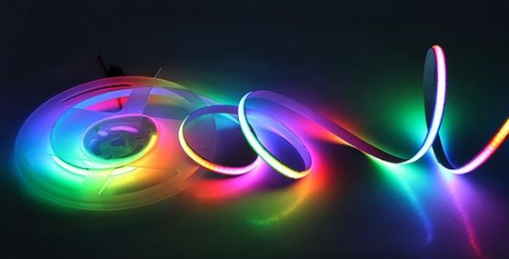 Dijital RGB Cob LED Şerit 3 Yıllık Garanti Ce Rohs Dream Color Pixel Rgbic Ws2811 LED şeritler aydınlatma