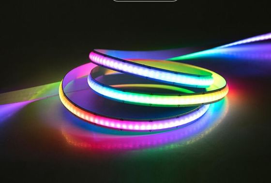 LED Adres edilebilir RGB COB LED Işık Şeritleri Dijital kurdele720LEDs/m COB Akıllı Işıklar Şerit Işık Esnek ip