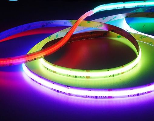 COB Dijital Piksel 100mm Kesilebilir LED Şeritleri 3 Yıllık Garanti 24V Led Şerit Işıkları Tavan / Parti Dekoru İçin