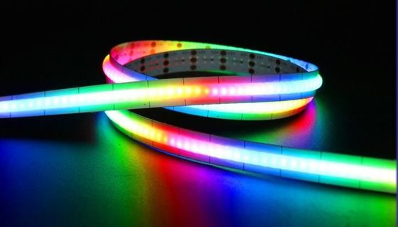 LED Adres edilebilir RGB COB LED Işık Şeritleri Dijital kurdele720LEDs/m COB Akıllı Işıklar Şerit Işık Esnek ip