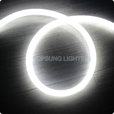 LED neon ip ışığı 360 derece 16mm 220V yuvarlak neon flex SMD2835 beyaz