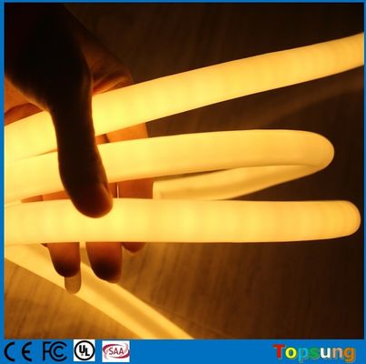 120LED/M LED neon ip ışığı 360 derece 16mm mini PVC sıcak beyaz neon flex DC12V