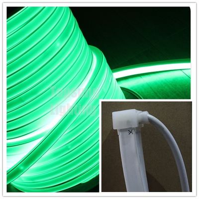 AC 110v LED neon flex 16*16mm kare düz led neon tüpü ip68 dış mekan aydınlatması yeşil