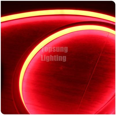 Kırmızı ışık dekoratif neon flex DC 12V LED neon işareti kare tüp ışığı 16*16mm düz yayıcı yüzey IP68