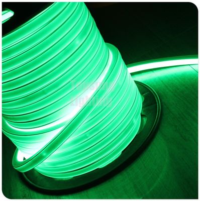 AC220V düz üst görünümlü neon LED tüp 2835 SMD yeşil 16 * 16mm kare neon fleks