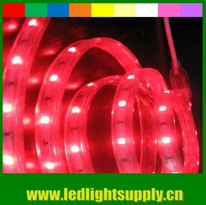 AC 220V SMD5050 LED neon şeridi dekoratif ışık kırmızı