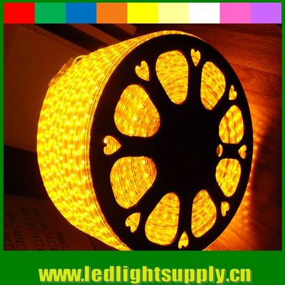 5050 AC şerit lambaları 220V sarı yayıcı 60LED/M