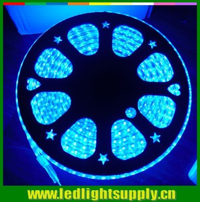 5050 AC şerit ışıkları 220V 60LED/M mavi aydınlatma