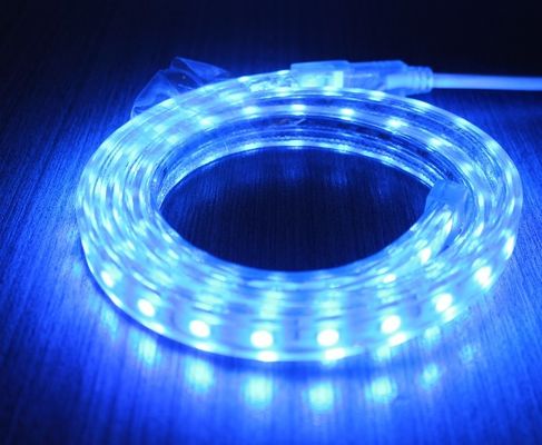 100m 230v AC led şerit 5050 su geçirmez kesilebilir şeritler ışıklar esnek mavi renk