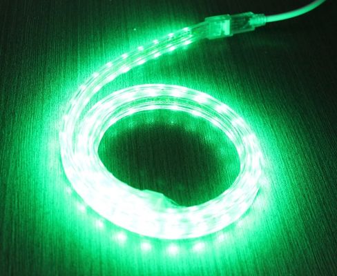 Yüksek ışınlı SMD5050 220V su geçirmez IP65 LED neon esnek şeridi yeşil