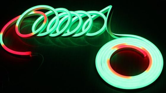Dekorasyon açık hava ışığı RGB DMX dijital LED neon flex ışıkları metre başına 10 piksel