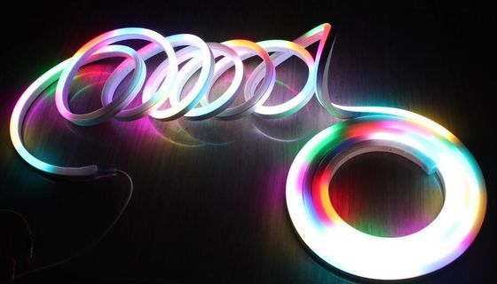 24V RGB dijital açık hava led neon ışığı Noel süslemeleri için