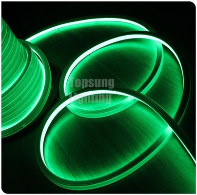 Harika parlak yeşil düz 12v 16*16m esnek LED neon ışığı dekorasyon için